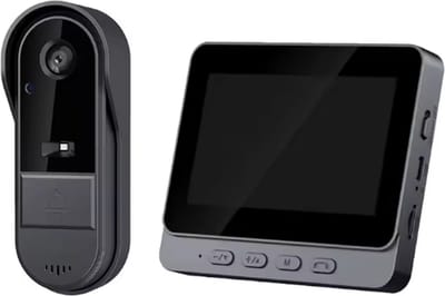 Draadloze Slimme Video Deurbel met Scherm – Smart doorbell ,Full HD Camera, 4.3 Inch Monitor, Waterdicht & Nachtzicht