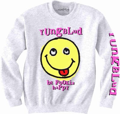 Yungblud - Raver Smile Sweater/trui - S - Wit