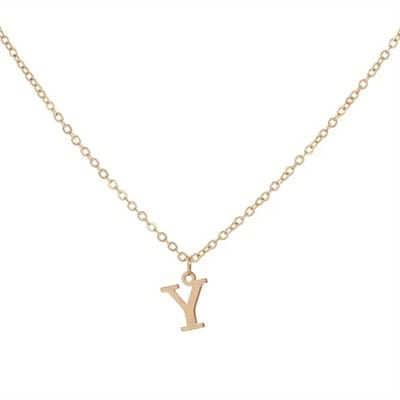Livano Ketting - Dames - Staal - Nep zilver - Met Hanger - Nep Goud - Y
