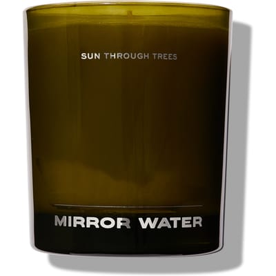MIRROR WATER Sun Through Trees Candle