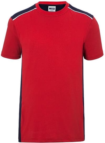 Fusible Systems - Heren James and Nicholson Workwear Level 2 T-Shirt (Roos/Navy)