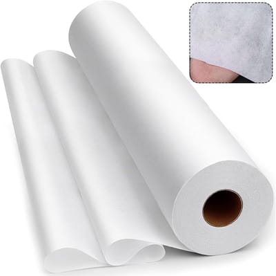 Strijkvliesstof - Verstevigingsvlies - Stoffen Versterken - Eenzijdig Klevend - 30 cm x 1365 m - Wit