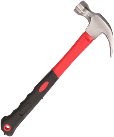 Benson Klauwhamer - rood/zwart - 330 gram - metalen kop - antislip handvat