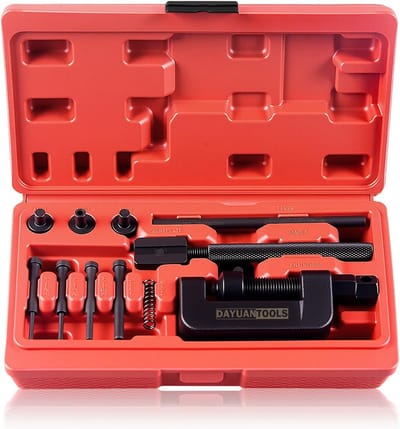 Motorfiets kettingbreker set 13-delig - ketting snijder en klinkhamer - ideaal voor motor en fiets - SnelShoppen