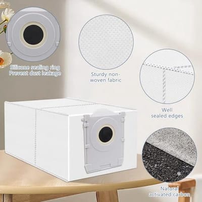 Stofzakken 12 stuks voor robotschoonmakers - Antibacterieel en Accessoireset