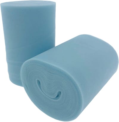 Baby Blauwe tule - 22 meter