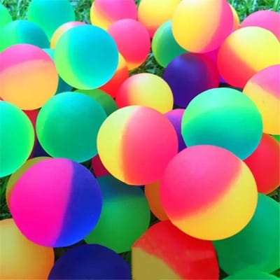 Balle Sautante 25mm Jouet Anti-Stress Balles Rebonds Enfants Eau Engage Avec Jouets de Bain Jeux d'Extérieur Jouet Éducatif pour W10924WW-