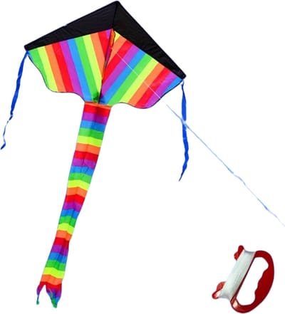 Livano Vlieger Voor Strand - Kite Vliegers - Kindervlieger - Regenboog