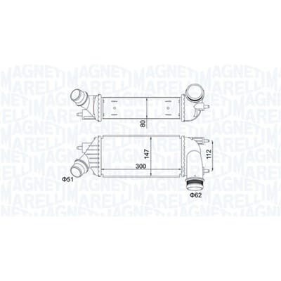 InlaatluchtRadiator MAGNETI MARELLI 351319204140