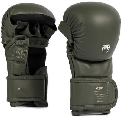 Venum Impact Evo Sparring MMA Handschoenen Military Green - S