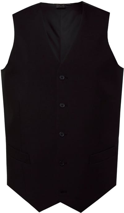 Men Plus - Heren - Bodywarmer business mix & match Porto - Zwart - Maat 36