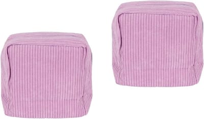Draagbare menstruatiezakjes met rits, 2 stuks maandverbandzakjes voor onderweg, ideaal voor studenten en onderweg