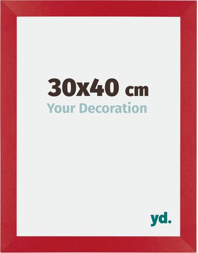 Your Decoration - Fotolijst 30x40 cm - MDF - Rood - Mura