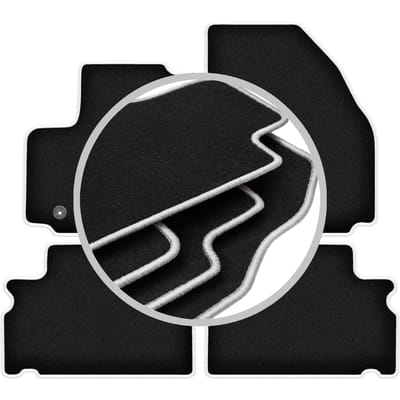CARLUX-SILVER automatten voor: Ford Galaxy MK2 minivan (2006-2011)