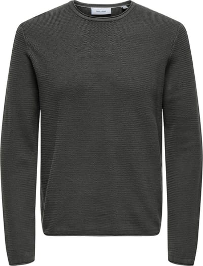ONLY&SONS - ONSERIC REG 12 STRUC CREW KNIT NOOS - Heren - Gebreide truien