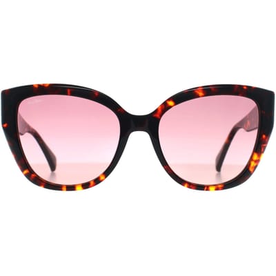 Max Mara Cat Eye Womens Rood Havana Bordeaux Kleurverloop MM0040 Logo 11