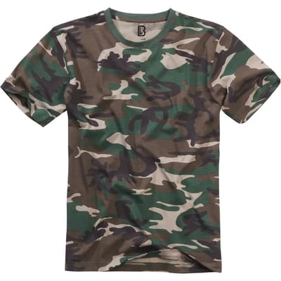 Brandit T-shirt - Premium T-Shirt - S tot 7XL - voor Mannen - woodland