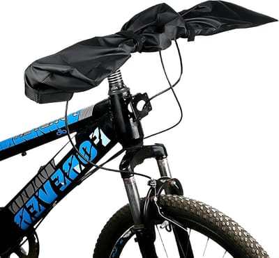 Fiets Stuurhoes, Beschermende Dekking voor Fiets Stuur, Stofdichte Accessoire voor Fietsvervoer en Bescherming (Zwart)