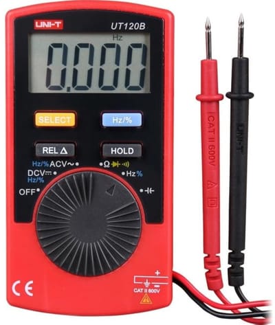 Digitale Multimeter - Pocket Tester - Elektronica Reparatie - Automatische Functies - 600 V AC/DC - Grijs