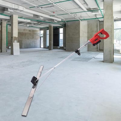 Power Concrete Screed Trilset Betonafwerkingsgereedschap, batterij-aangedreven betonoppervlak-nivelleringssabotageliniaal, draadloze dekvloercementafwerking trilmachine,1.5M-1battery