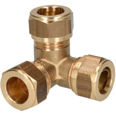Sanivesk Knel T-stuk 15x15x15mm