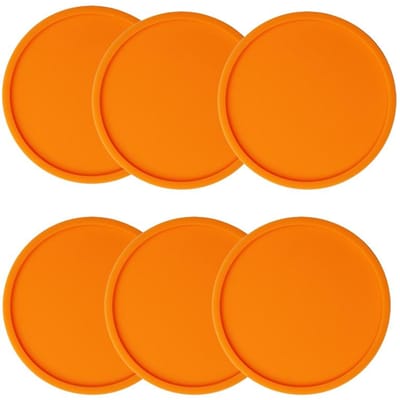 6 Stuks Siliconen Onderzetters voor Dranken Antislip Duurzaam Herbruikbaar Drankonderzetters Set Antislip Kopjesonderzetters Siliconen Onderzetters