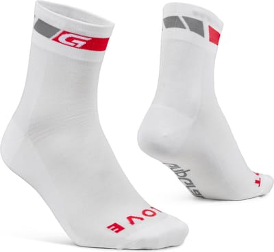 GripGrab - Classic Regular Cut Zomer Fietssokken 1 Paar Coolmax Wielersport Sokken - Wit - Unisex - Maat XS (35-38)
