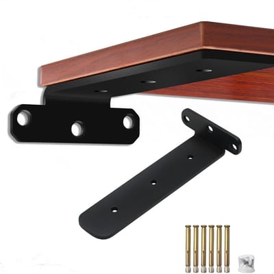 Discrete plankdragers Black L