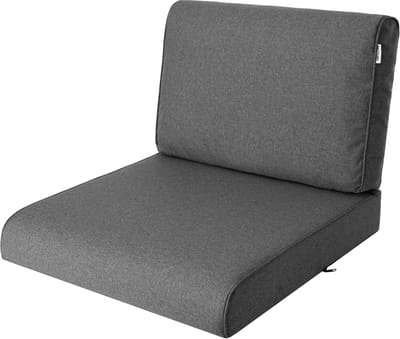 Waterafstotend Zitkussen 70x70 cm voor Tuinstoelen en Fauteuils - 2-Delig Set met Anti-Slip - Geschikt Binnen & Buiten