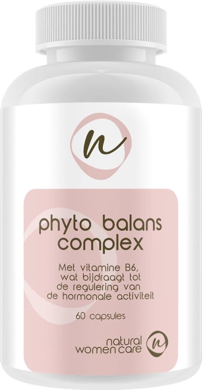 Natural Women Care - Phyto Balans Complex - Herstel je hormonale balans met de kracht van planten - o.a. helpend bij PMS, hormonale acne, oestrogeendominantie, PCOS, overgangsklachten