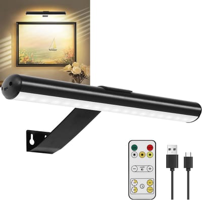 Draadloze LED tafellamp met afstandsbediening - Oplaadbare batterij, instelbare helderheid en metalen behuizing
