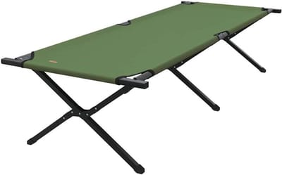 Opvouwbaar Camping Bed - Buitenligbed Lounge - Ontspannen in natuur - Duurzaam Oxford stof - 210 x 80 cm - Groen