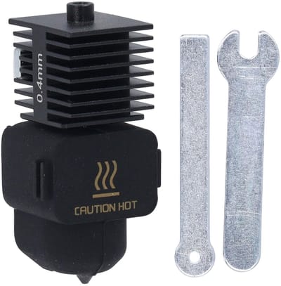Dailygoods- Mondstukken Verwijderbaar - Gehard Stalen Hotend Kit - 0,4 mm - Hittebestendig - Lange Levensduur - Voor 3D Printer - 3D Printer Nozzle