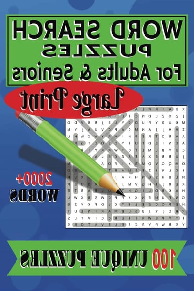 Woordzoeker Puzzelboek - Puzzel voor Ouderen - Hersenen Trainen - Grote Letters - 6x9 inch - Niet gespecificeerd