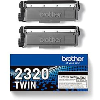 Brother Toner TN-2320TWIN Origineel 2-pack Zwart 2600 bladzijden TN2320TWIN