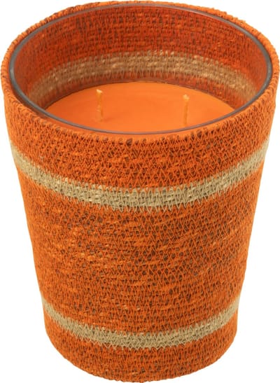 J-Line geurkaars Mand - Vanilla Escape - oranje - large - 75U
