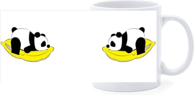 Beker - Panda op Kussen