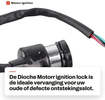 Dailygoods- Ontstekingsslot Vervangingsonderdeel - Geschikt voor CFmoto CF188/CF500/CF600 - Roestvrij Staal - Eenvoudige Installatie - Goede Oliebestendigheid - Motorfietsontstekingsslot