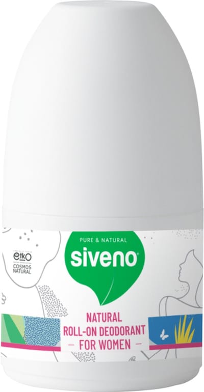 Siveno neutraal 100% natuurlijke Deo Roller - Deo Roll-On voor Vrouwen - 50 ml - Kaneel Extract