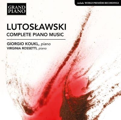 Giorgio Koukl & Virginia Rossetti - Lutoslawski: Complete Piano Music (CD)