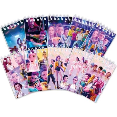 10 stuks Populaire KPOP Heksenjacht Thema Notitieboek Cartoon Kindermaatje Cadeauboek Vakantie Decoratie Hoge Kwaliteit