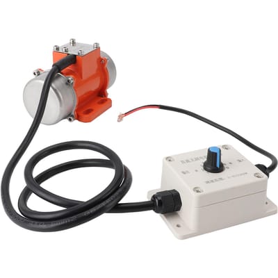 Moteur de vibration 12 V en alliage d'aluminium 4000 tr/min Vitesse réglable Vibrateur à béton CC sans balais pour