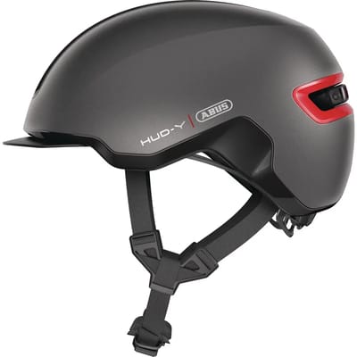 Fietshelm ABUS HUD-Y titan M - 54-58 cm - grijs - Geschikt voor gebruik op elektrische fietsen - stadsfietsen - 300 g