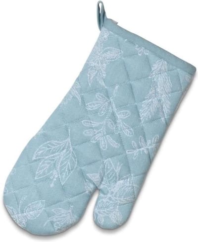 Ovenwant, Ovenhandschoen, Set van 4 Stuks, Katoen, IJs Blauw, 31 x 18 cm - Kela | Svea