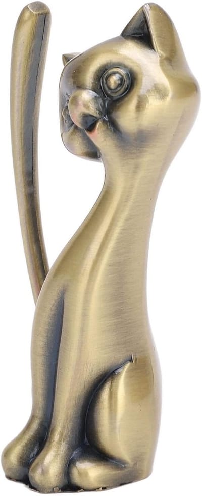 Stijlvolle Ringhouder van Zinklegering, Duurzaam en Retro Design voor Sieraden, Oorbellen en Kettingen - Perfect als Cadeau voor Bruidsmeisjes en Verjaardagen