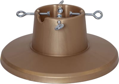 Boomstandaard "Granig", goudkleurig, kunststof, 1,6 liter, voor stammen met een diameter van 3,5-10,5 cm, max. 210 cm hoog, 38 cm
