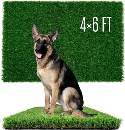 Kunstgras Hondentoilet - Hondenplasgras Puppy Pad - Zindelijkheidstraining Binnen - Extra Groot Formaat - 120x180 cm - Groen