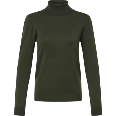 Slim Fit gebreide pullover van viscosemix model 'IHLULS'