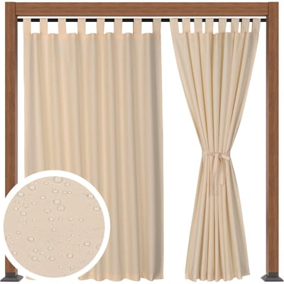 Waterdicht Terrasscherm Ecru 155x190 cm - UV-bestendig & Winddicht