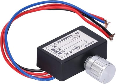 Elektronische Snelheidsregelaar voor DC Motoren - PWM Dimmer en Monitor voor Auto, Truck en Ventilator - 12V Snelheidscontrole en Instelbare Regelaar